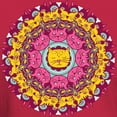 thumbnail image 3 of CafePress - Mandala Cats T Shirt - Men's Classic Graphic Cotton T-Shirt, 3 of 4
