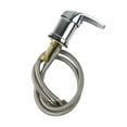 thumbnail image 1 of Grifo de champú para salón, tubería de agua, mezclador frío y caliente, unidad de retrolavado de fregadero de salón de acero inoxidable para cabezal plata sin cabeza de tubo, 1 of 9