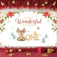 thumbnail image 5 of Cute Christmas Banner Colorful 1st Birthday Banner Cartoon Festive Winter Banner for 1st Birthday Party Christmas Celebration Kids Party, 5 of 9