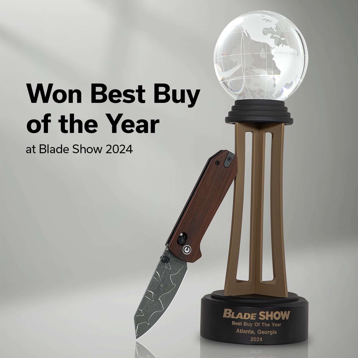 CIVIVI Knives Yonder Crossbar Lock Guibourtia Wood & Damascus Steel Pocket Knife C23073B-DS2