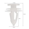 thumbnail image 4 of Yeacher 10PCS Door Panel Retainer Clips Fastener Rivet Clips Replacement for Chrysler 6504014, 4 of 7