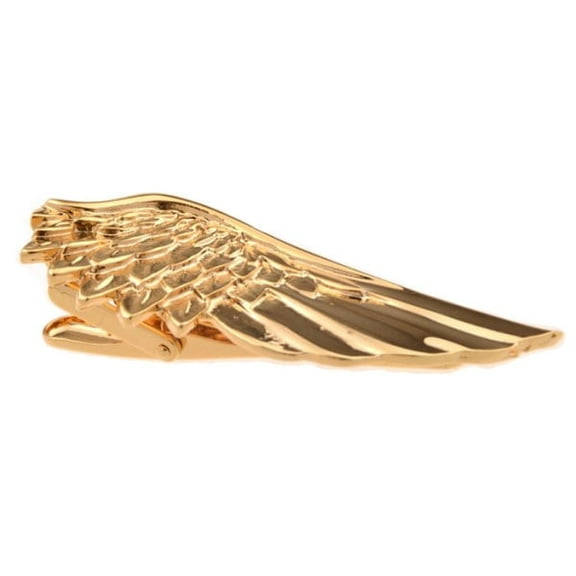 Williams and Clark Gold Wing Tie Clip, Gold Tone Tie Pin