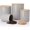 Gray, variant on Ceramic Food Storage Canisters Set, Stackable with Airtight Seal and Lid - Pack of 4 (Gray)