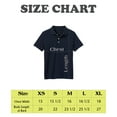 thumbnail image 2 of Zfeel Kids Short Sleeve Polo Shirt, Button Closure Comfort Fabric Dailywear Tee, Sport Dark Navy, XL, 2 of 5