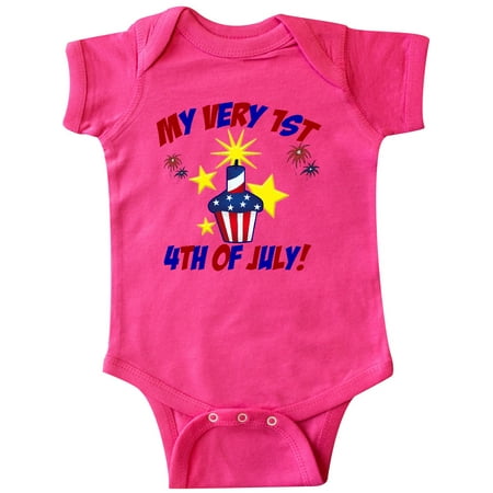 

Inktastic My very 1st 4th of July! Gift Baby Boy or Baby Girl Bodysuit