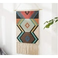 thumbnail image 3 of Maydear Macrame Woven Wall Hanging Tapestry- Boho Chic Bohemian Geometric Art Decor - Beautiful Apartment Dorm Room Door Decoration (Northern European Tapestry-#19), 3 of 3