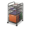thumbnail image 2 of Safco Products Company SAF5213BL Mesh Mobile File- 2-Drawers- 15-.75in.x17in.x27in.- Black, 2 of 3