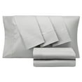 thumbnail image 2 of Empyrean Sheet Set (6pc) Microfiber 24" Extra Deep Pocket Bed Sheet Set, King, Silver, 2 of 9