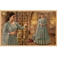 thumbnail image 4 of Bollywood Designer Anarkali Gown Dress Indian Pakistani Sewn Salwar Kammez Suits ( Pista Green, L - 42 ), 4 of 6