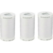 Sew-All, All PurposeThread 547 Yards-Black GUTERMANN Thread 3 pack White
