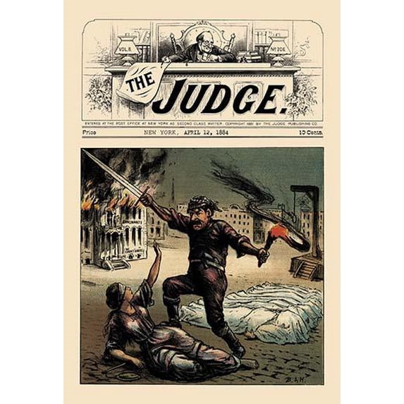 Judge: Tyranny-Fine Art Canvas Print (20" x 30")