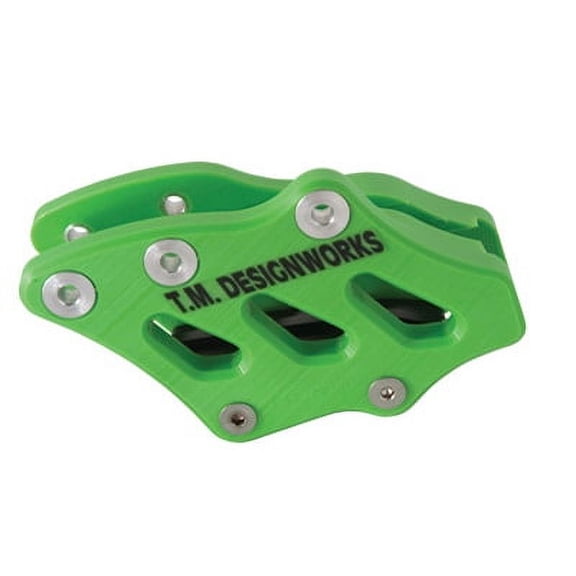 T.M. Designworks Factory Edition 2 Rear Chain Guide Kawasaki Green for Kawasaki KX85 2001-2018