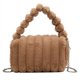 thumbnail image 2 of Bolso de muñeca esponjoso para mujer, monedero pequeño de gran capacidad, informal para otoño e invierno, 2 of 6