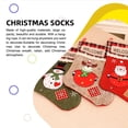thumbnail image 4 of Calcetín de Navidad, soporte para regalo, calcetín de caramelo, contenedor de galletas, resistente al desgaste, suministros de vacaciones, Kits de decoración para fiestas Patrón de ciervo Bearachild HA069618-03, 4 of 6