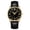 Black, variant on Men Business Watch Round Dial Faux Leather Strap Quartz Movement Teens Adults Formal Dress Wristwatch Fashion Jewelry Accessory