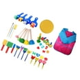 thumbnail image 1 of Pintar esponjas para niños pintura de bricolaje pinceles de esponja estampilla para niñas para niños Tela roja de rosa, 1 of 8