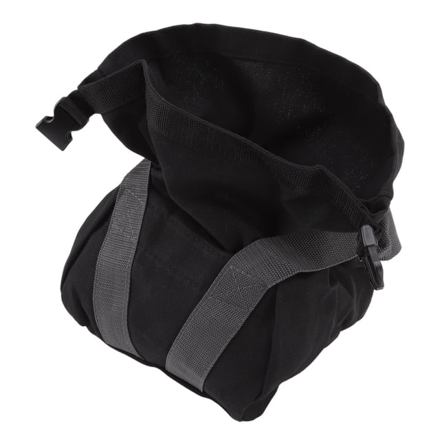 Saco de arena para levantamiento de pesas Jadeshay Lona 12 oz Negro