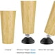 thumbnail image 4 of 8 piezas 50*m8 pies niveladores, pies ajustables para muebles, patas de acero inoxidable para muebles con base artificial, dirección ajustable, pi, 4 of 5