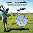 thumbnail image 4 of BOAYAL Golf Rangefinder 1200 Yards with Slope Flag Lock Vibration 6X Magnification 750mAh Rechargeable Laser Range Finder for Golf Hunting, 4 of 13