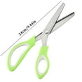 thumbnail image 3 of Mechanic Set, Lace Scissors Handmade Tooth Cloth Scissors Triangle Tooth Cloth Scissors Dog Tooth Scissors Cloth Art Pattern Serrated Scissors, Trim Tool, 3 of 6