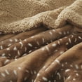 thumbnail image 4 of Better Homes & Gardens Brown Faux Fur and Sherpa Throw Blanket, Standard Throw, 4 of 6