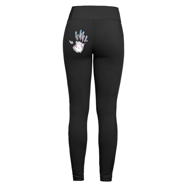 pants women's printed high tight fitting sports fitness peach pants waist  yoga yoga pants thick leggings for women winter denim leggings