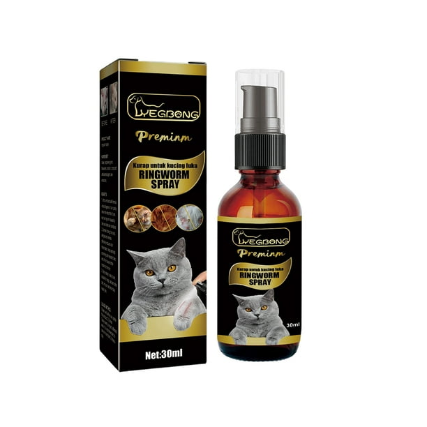 30ML Pet Ringworm Spray Professional Topical Antipruritic Spray Cat ...