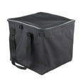 thumbnail image 3 of Bolsa para pelotas de tenis, cesta para recoger pelotas de tenis, bolsa de repuesto para carrito de pelotas de tenis, color negro con asas, 3 of 8