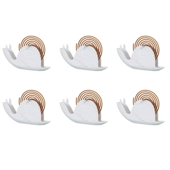 Portable Flying Disc Incense Holder, Snail Incense Holder, Vertical Incense Burner Holder, Camping Incense Holder White