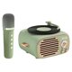 thumbnail image 4 of Altavoz portátil, reloj despertador multifuncional para exteriores, tocadiscos fácil de usar, Mini estéreo para fiesta, hogar, Camping, deporte Estilo D, 4 of 8