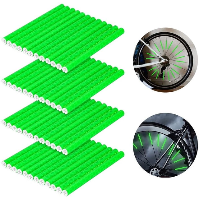 Wishstar Speichenreflektoren Fahrrad, Fahrrad Reflektoren, Speichen Reflektor, 48 Stück Reflektoren Fahrradspeichen, 360° Fahrrad Reflektor, Fahrradreflektoren Speichen