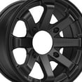 thumbnail image 2 of 1 X TIS UTV 559SB 14X7 4X110 83.8 Hub +10 Offset Black Wheel Rim, 2 of 3