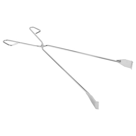 Stainless Steel Pick Up Tool Long Garbage Clip Scissor Shape Portable Tongs Barbecue Accessories Outdoor Gadget (60cm)