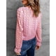 thumbnail image 3 of Top De Manga Larga De Encaje Para Mujer, Blusa De Encaje Suave Y Transpirable Elegante Con Cuello En V Para Oficina, 3 of 6