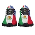 thumbnail image 5 of Mexican American flag Shoes Sneakers for Women Men Black Size 10.5, 5 of 7