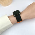 thumbnail image 4 of TECH CIRCLE Double Sided Wearable Silicone Magnetic Loop Bands for Apple Watch Series 9 8 7 SE 6 5 4 3 2 1,Sport Watch Band Compatible with Apple Watch Band 38/40/41mm,Starlight/Winered, 4 of 6