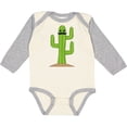 thumbnail image 3 of Inktastic Cactus Gifts Funny Southwest Boys or Girls Long Sleeve Baby Bodysuit, 3 of 5