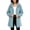 Blue, variant on Atogsazn Women's Sherpa Full Zip Jacket Casual Fleece Long Sleeve Hooded Coat Winter Warm Jacquard Tops Black L Fashion