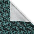 thumbnail image 3 of Ambesonne Botanical Kitchen Curtains, Grungy Tropical Leaves, 55"x36", Teal and Charcoal Grey, 3 of 3