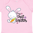 thumbnail image 4 of Inktastic My 1st Easter with Cute Bunny and Carrot Boys or Girls Baby Bodysuit, 4 of 5