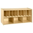 thumbnail image 3 of Contender Wall Mount Diaper Organizer Caddy, 100% Birch Plywood Diaper Storage Unit, Diaper Center for Nursery, Daycare, Schools [Greengaurd Gold Certified], 3 of 10