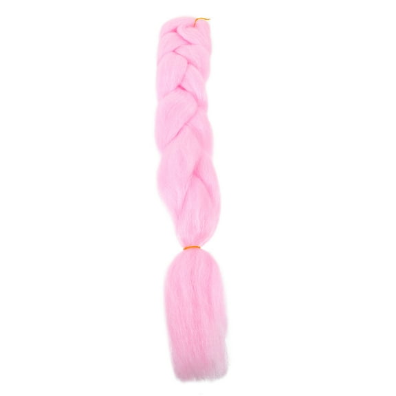 HORIALENCE Glowing Braiding Hair for Women Pink 1Pcs 22.40X3.14X0.79in
