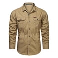 thumbnail image 1 of Camisa Casual Cómoda De Trabajo Al Aire Libre Para Hombre, 1 of 8