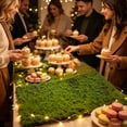 thumbnail image 6 of Moss Table Runner for Crafts 19.7x19.7 Inch Artificial Moss Sheet Roll Carpet Blanket for Wall Roof Garden Graduation Wedding Birthday Party Table Decoration Green, 6 of 6
