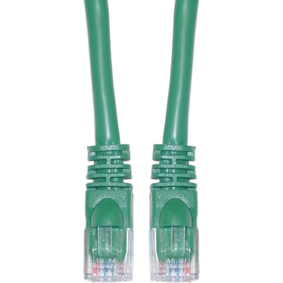 Cat6 Ethernet Cable, 24AWG, RJ45 Gold Plate Connector, ETL, 4 Pair Stranded Copper, Snagless Mold Boot Unshielded Twisted Pair (UTP) Internet Network Patch Cable, 20 Foot, Green, CableWholesale