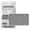 Grey, variant on 1-Pack Black Silicone License Plate Frame, Rust, Rattle & Weather Resistant Plate Holder Suitable for Front or Rear Car Plates