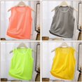 thumbnail image 6 of KVPLBQFD Baby Girls Tank Top Lightweight Mesh Sports Jerseys for Kids Soccer Basketball Training Vests Toddler Quick Dry Cooling Summer Sleeveless T Shirts, 6 of 8