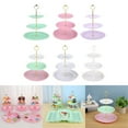 thumbnail image 2 of Detachable Fruit Tray with Convenient Cleaning 3 Tiers Round Cake Display Stand, 2 of 17