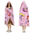 thumbnail image 3 of The Powerpuff Girls Wearable Blanket Cloak Arctic Velvet Hooded Blanket Soft Fuzzy Hoodie Blanket Cape for Adults Kids 50"x60", 3 of 8