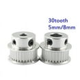 thumbnail image 3 of Pulley GT2 Timing 30 36 40 60 Toothed Wheel 3D Printer Part Wheel Bore 5mm 8mm Teeth Width 6mm 2GT Aluminum Gear For Reprap ,Work Smooth and Silent, 3 of 6